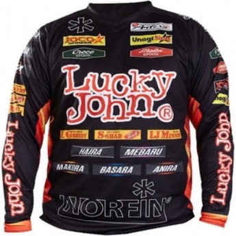 Футболка NORFIN & LUCKY JOHN чёрная 04 р.XL