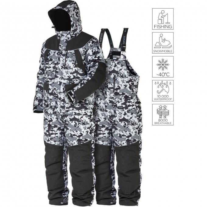 Костюм зимний NORFIN EXPLORER 2 CAMO 03 р.L 350103-L Костюм зимний NORFIN EXPLORER 2 CAMO 03 р.L 350103-L