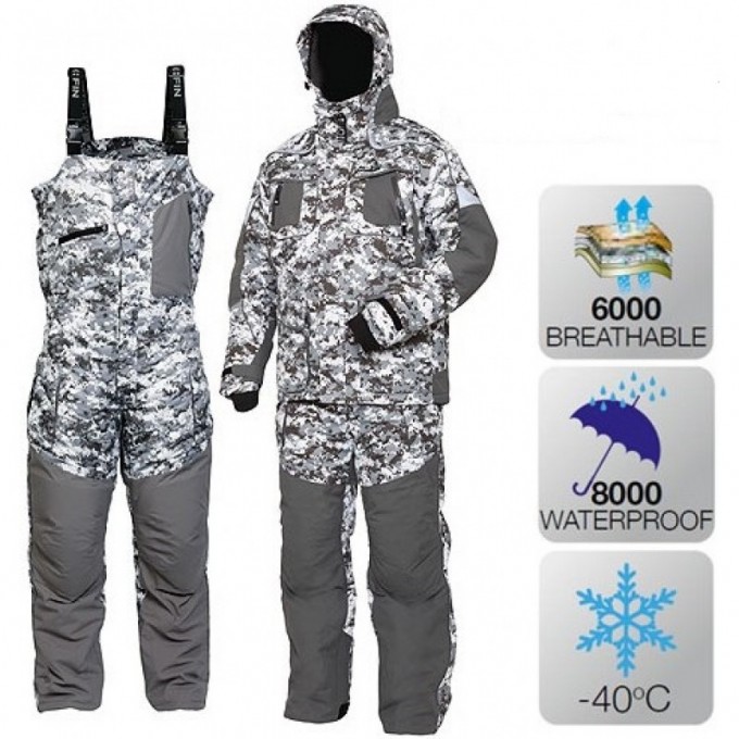 Костюм зимний NORFIN EXPLORER CAMO 02 Р.m-l 340102-M-L Костюм зимний NORFIN EXPLORER CAMO 02 Р.m-l 340102-M-L