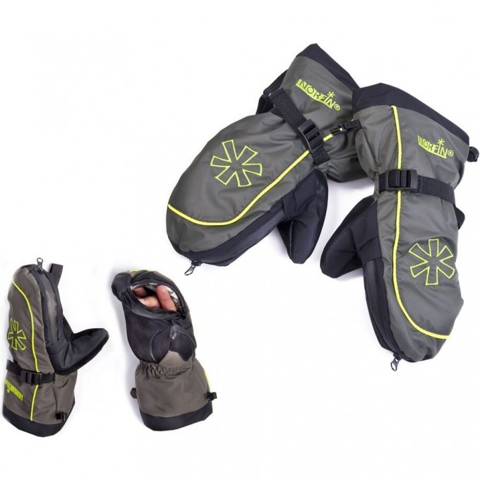 Варежки NORFIN COMFORT ZIP GREEN р.L 703176-L Варежки NORFIN COMFORT ZIP GREEN р.L 703176-L